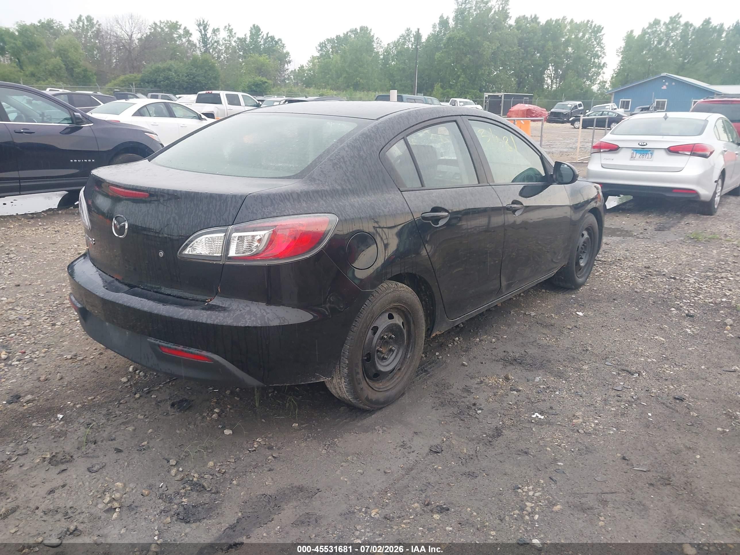 2010 Mazda Mazda3 I Sport Black vin: JM1BL1SF6A1298427