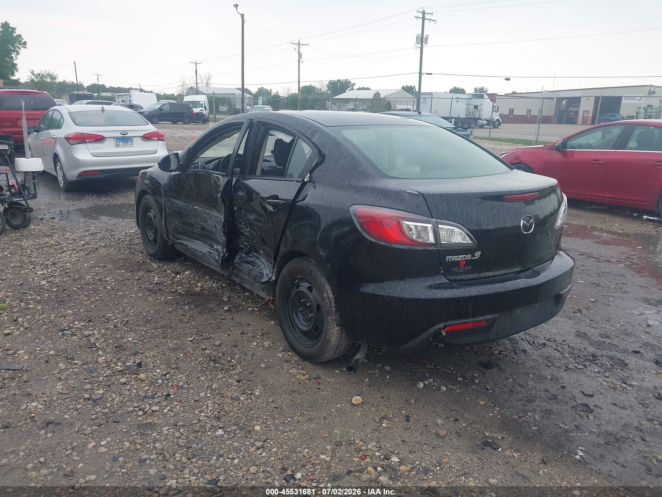 2010 Mazda Mazda3 I Sport Black vin: JM1BL1SF6A1298427