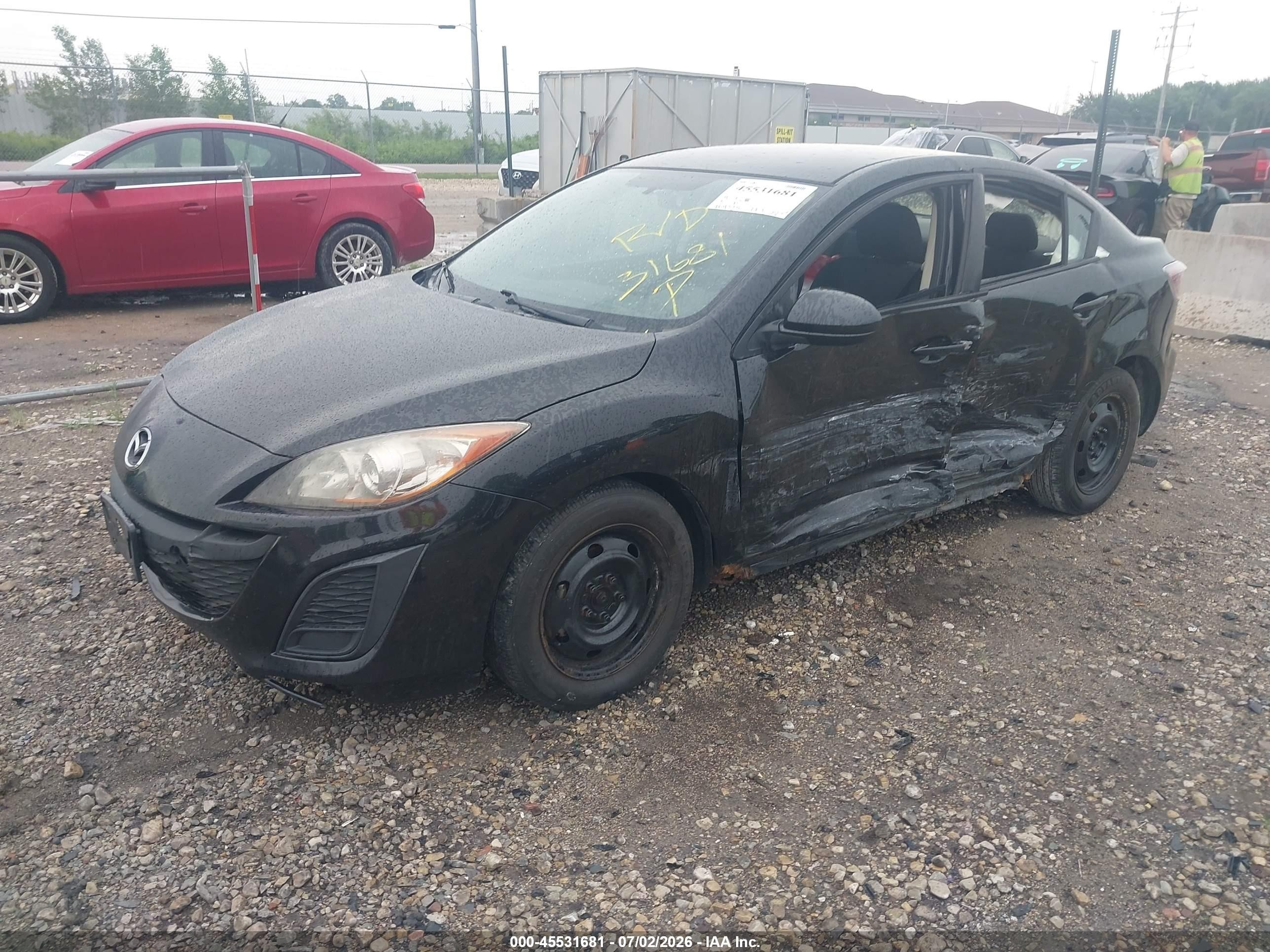2010 Mazda Mazda3 I Sport Black vin: JM1BL1SF6A1298427