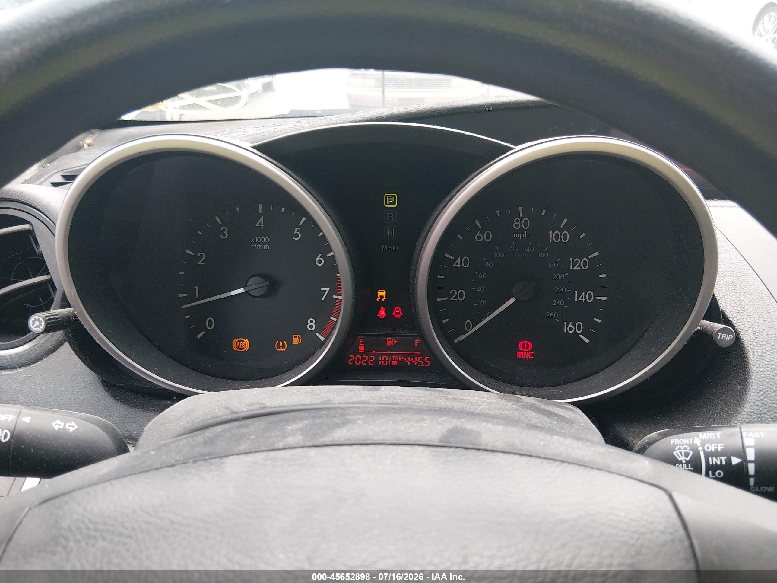 2010 Mazda Mazda3 I Touring Gray vin: JM1BL1SF7A1131042