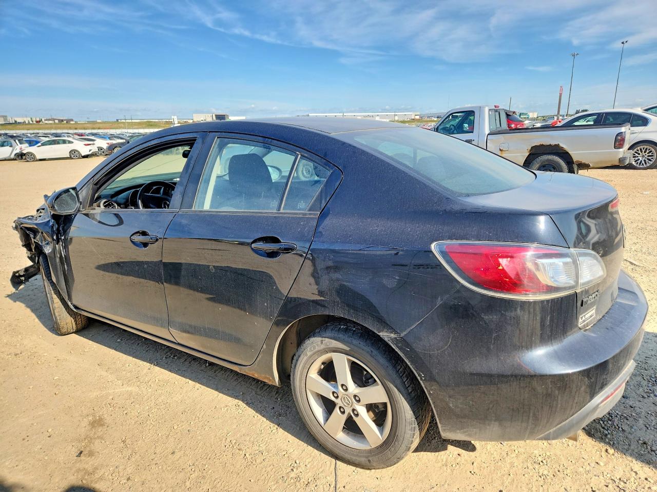 2010 Mazda 3 I Black vin: JM1BL1SF7A1178555