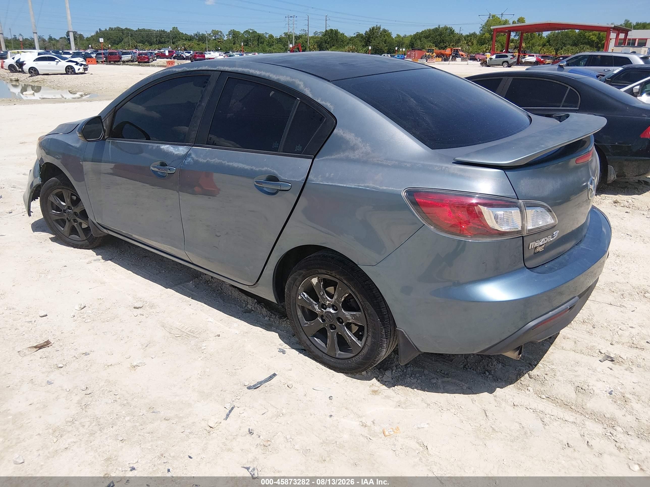2010 Mazda Mazda3 I Touring Light Blue vin: JM1BL1SF7A1190625