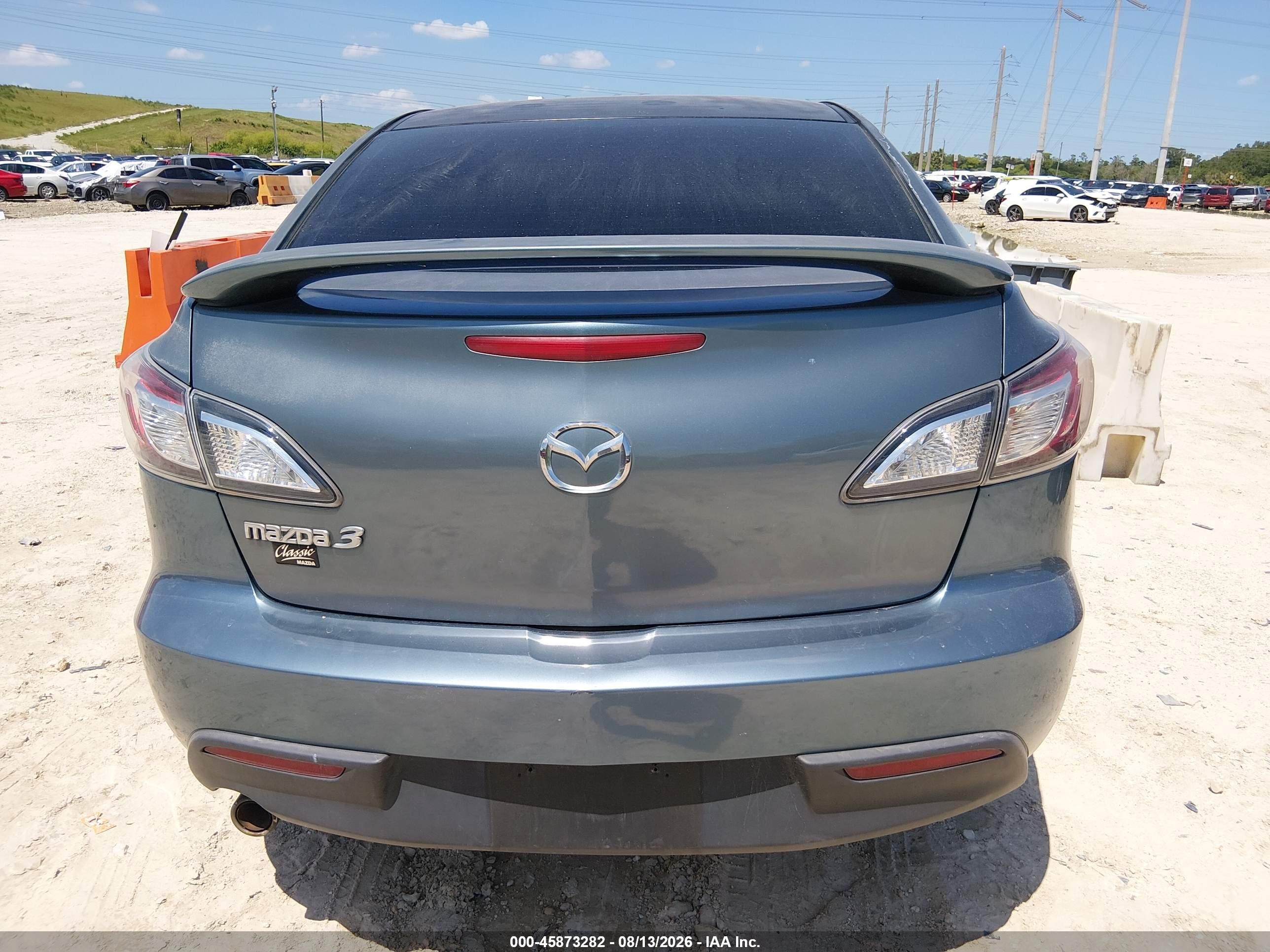 2010 Mazda Mazda3 I Touring Light Blue vin: JM1BL1SF7A1190625
