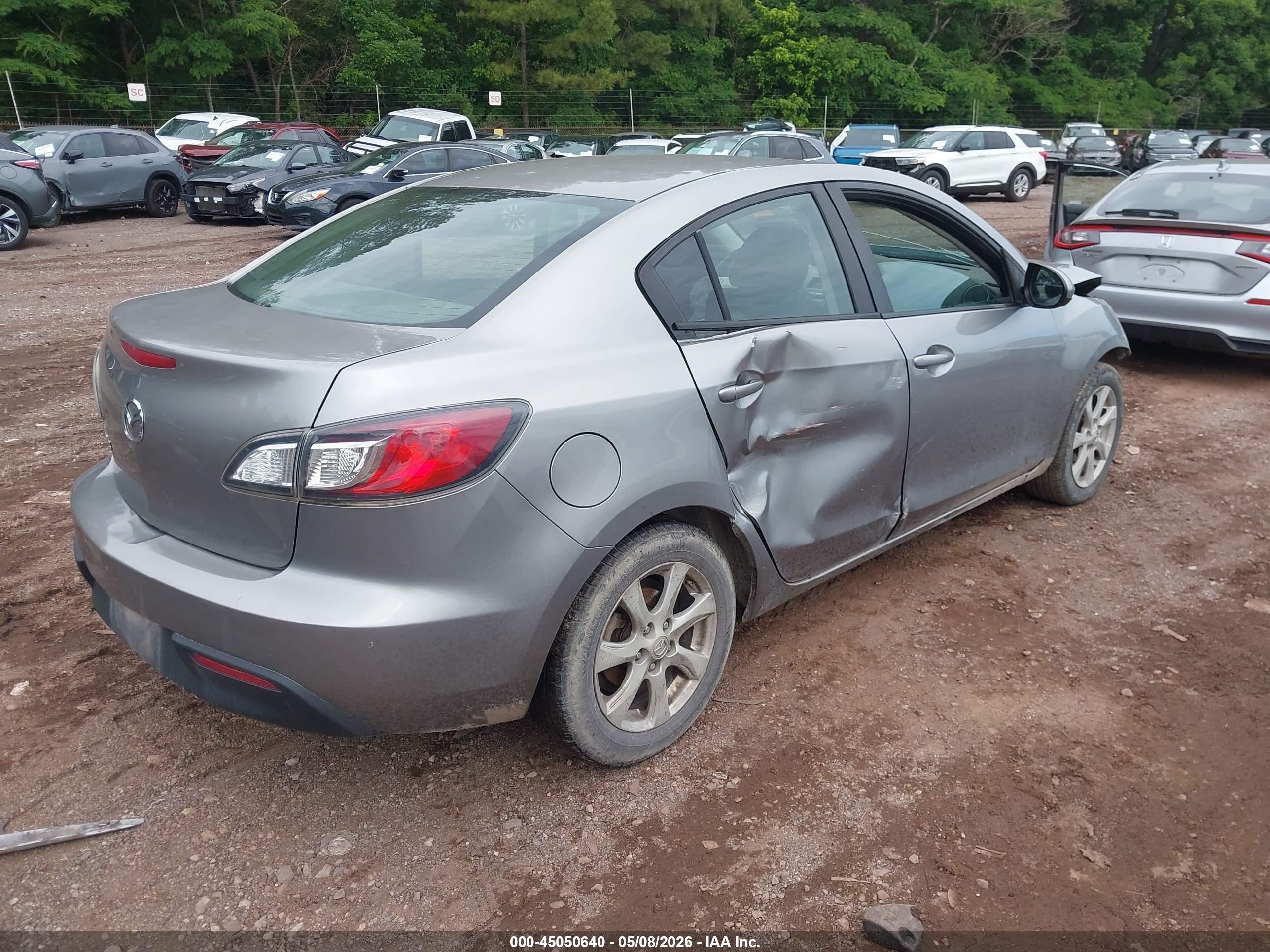 2010 Mazda Mazda3 I Touring Серый vin: JM1BL1SF7A1194478