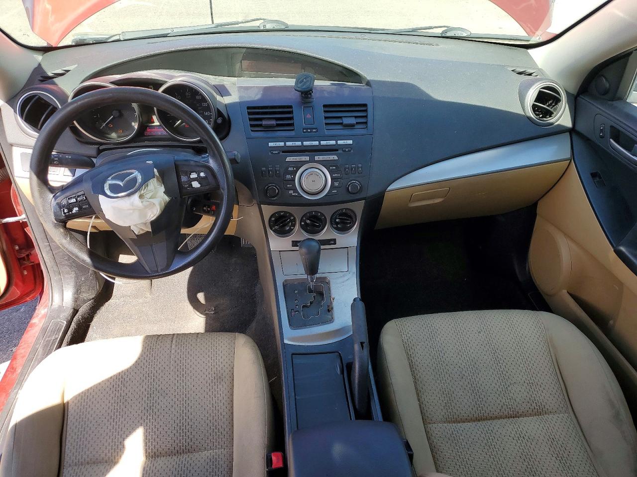 2010 Mazda 3 I Maroon vin: JM1BL1SF7A1208170