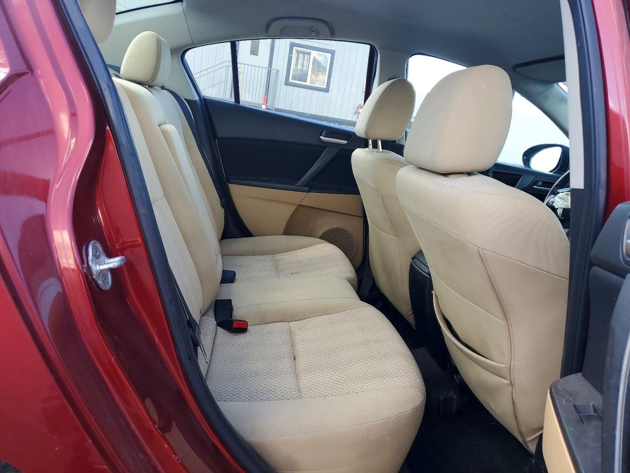 2010 Mazda 3 I Maroon vin: JM1BL1SF7A1208170