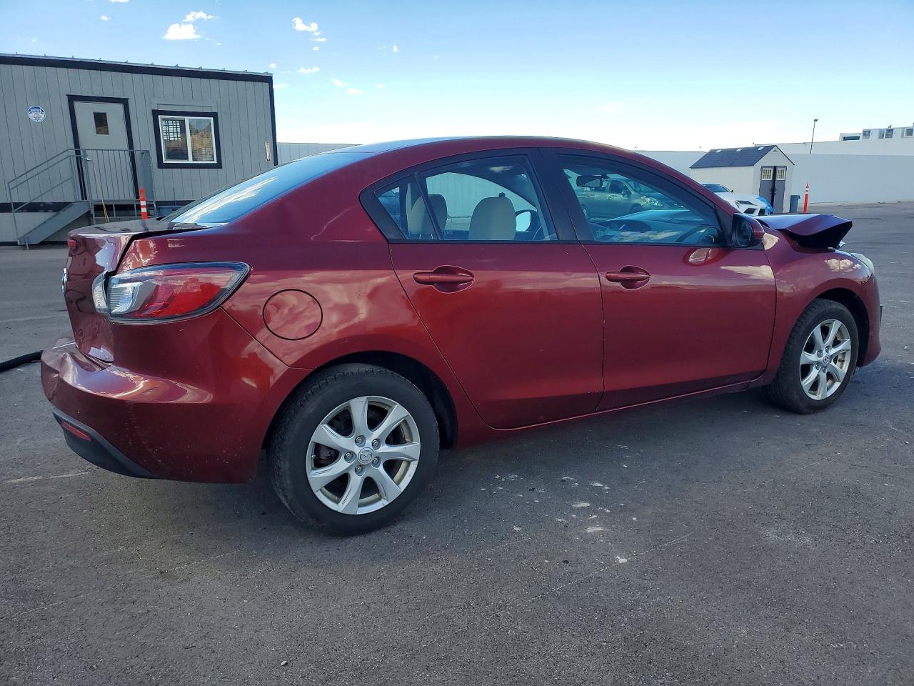 2010 Mazda 3 I Maroon vin: JM1BL1SF7A1208170