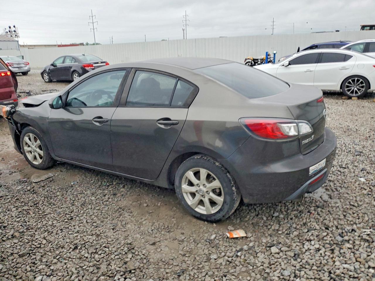 2010 Mazda 3 I Gray vin: JM1BL1SF7A1211599