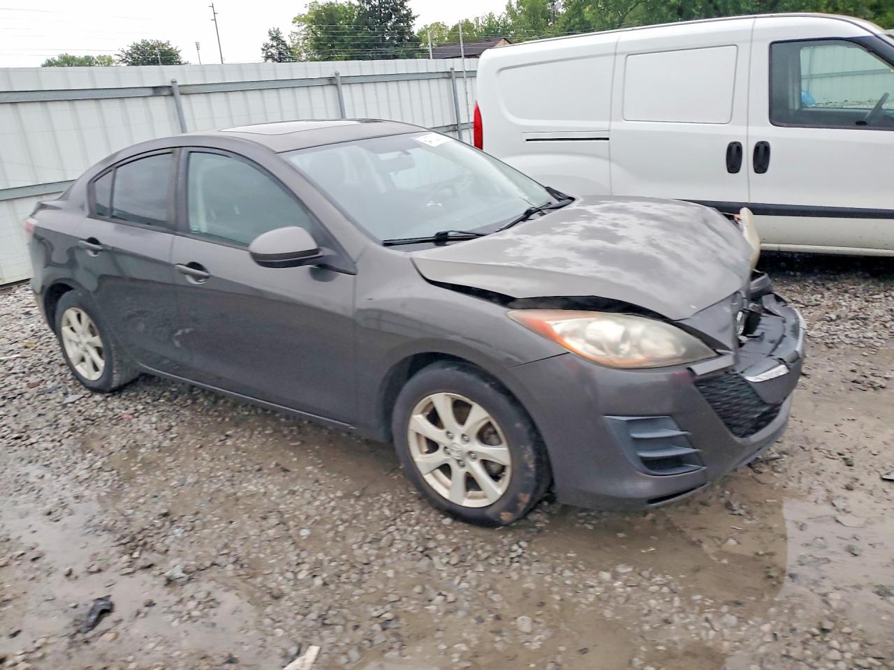 2010 Mazda 3 I Gray vin: JM1BL1SF7A1211599