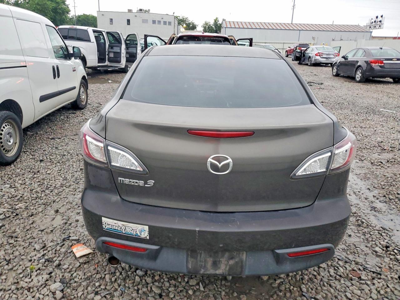 2010 Mazda 3 I Gray vin: JM1BL1SF7A1211599