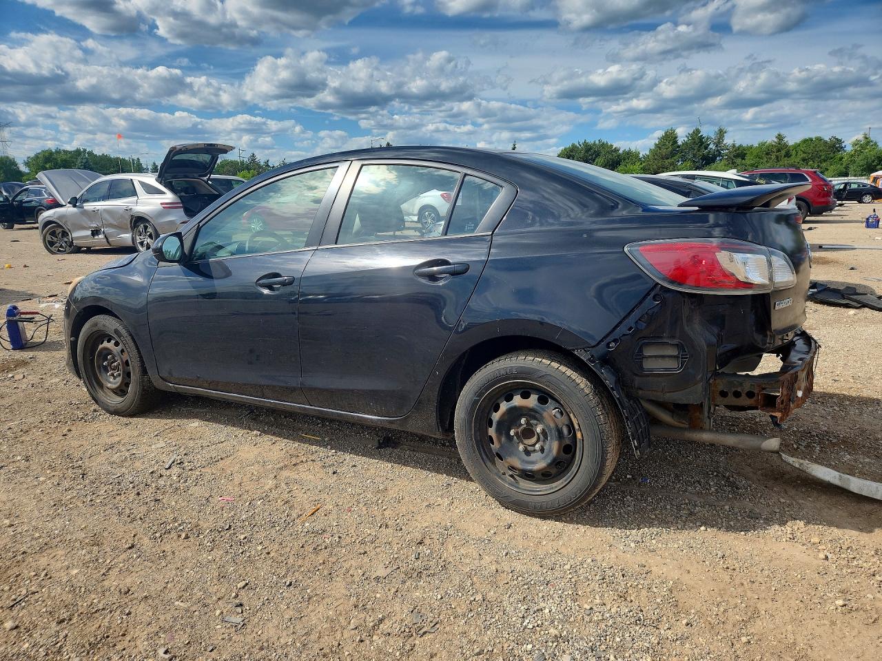 2010 Mazda 3 I Черный vin: JM1BL1SF7A1281491