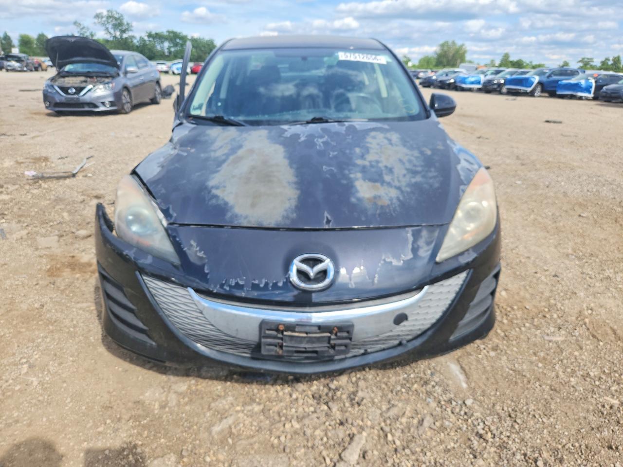 2010 Mazda 3 I Черный vin: JM1BL1SF7A1281491