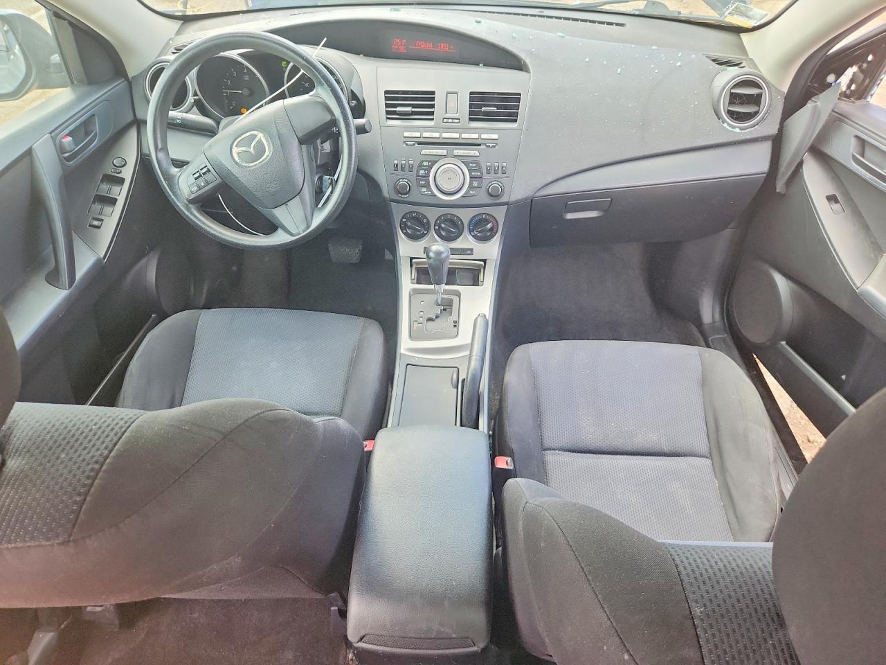 2010 Mazda 3 I Черный vin: JM1BL1SF7A1281491