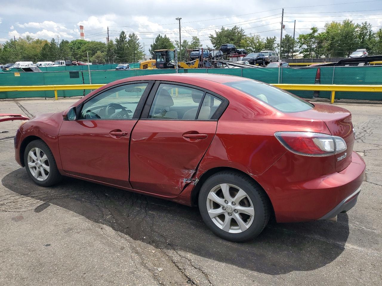 2010 Mazda 3 I Burgundy vin: JM1BL1SF7A1294872