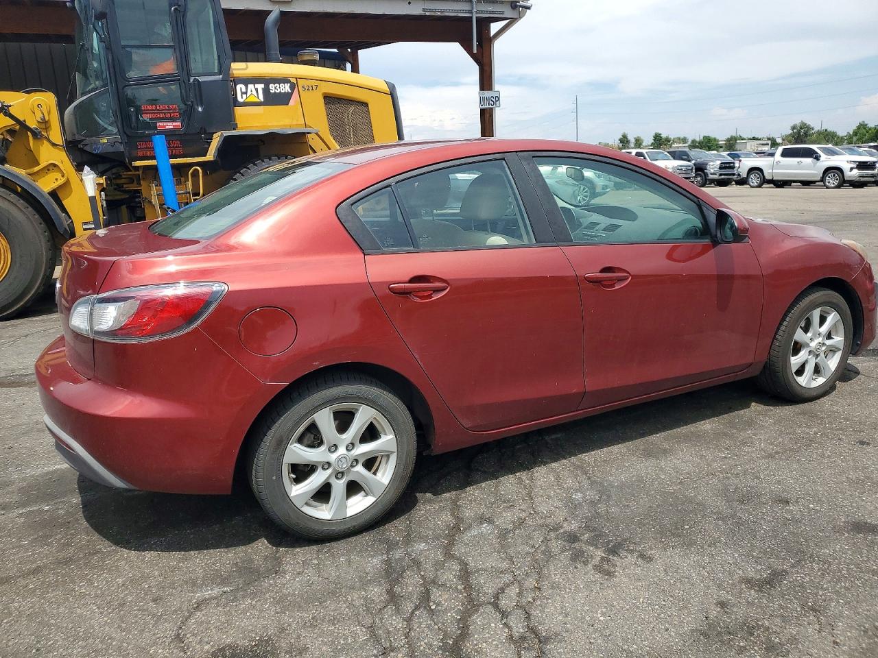 2010 Mazda 3 I Burgundy vin: JM1BL1SF7A1294872