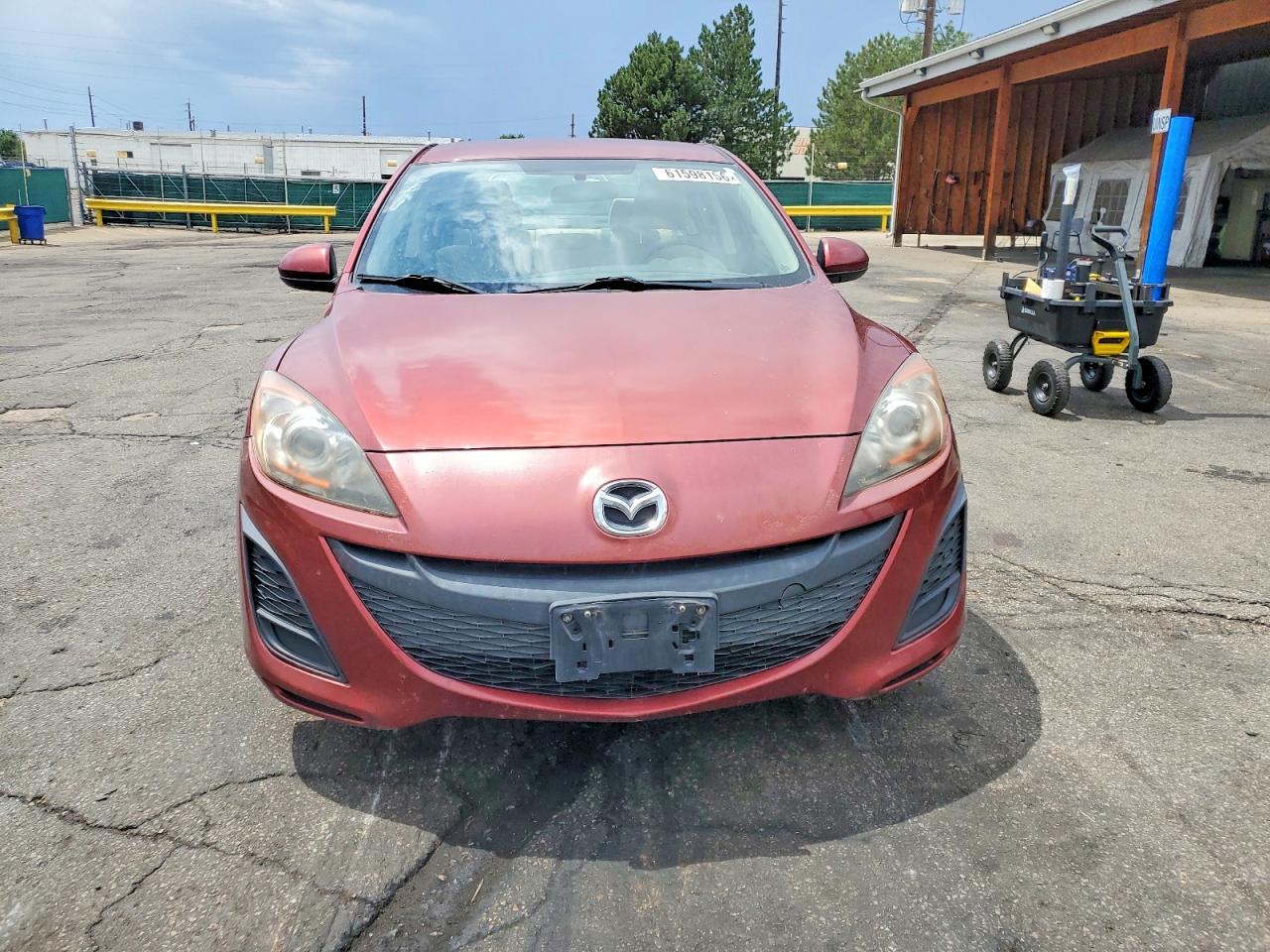 2010 Mazda 3 I Burgundy vin: JM1BL1SF7A1294872