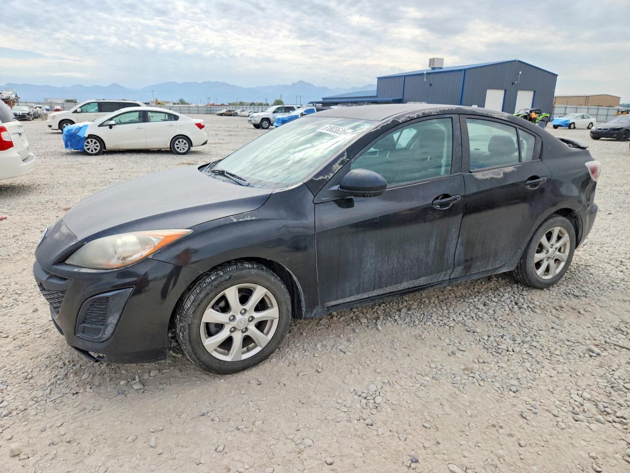 2010 Mazda 3 I Black vin: JM1BL1SF7A1336926