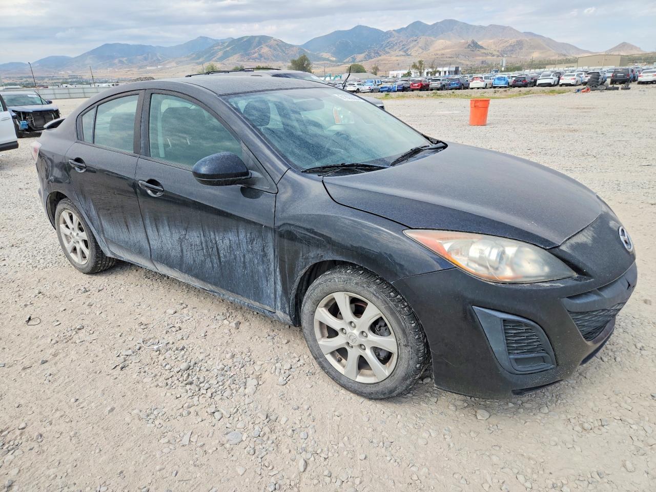 2010 Mazda 3 I Black vin: JM1BL1SF7A1336926