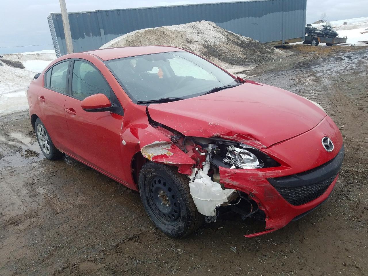 2010 Mazda 3 I Red vin: JM1BL1SF7A1350051
