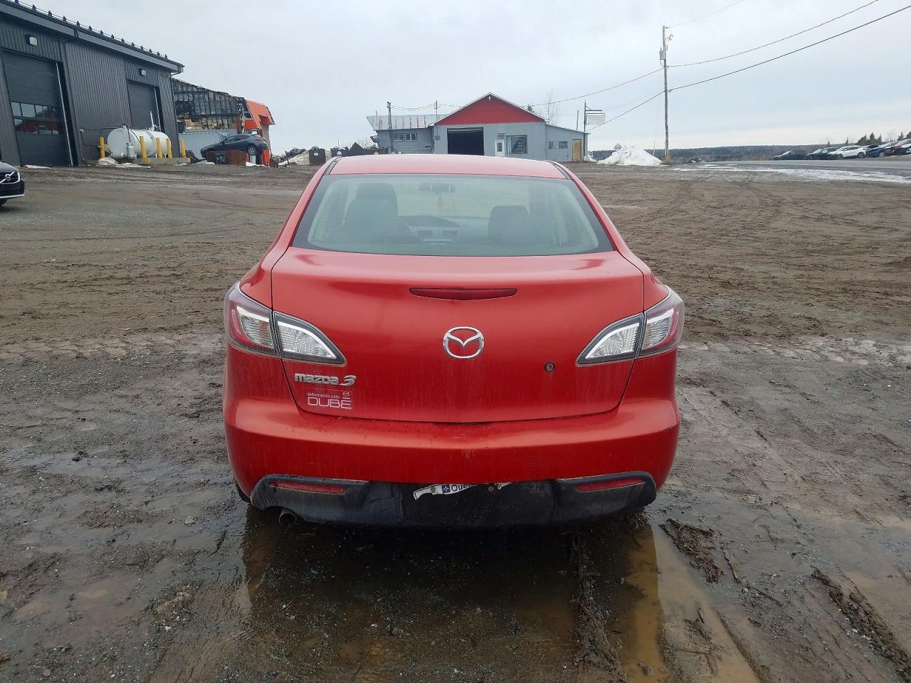 2010 Mazda 3 I Red vin: JM1BL1SF7A1350051