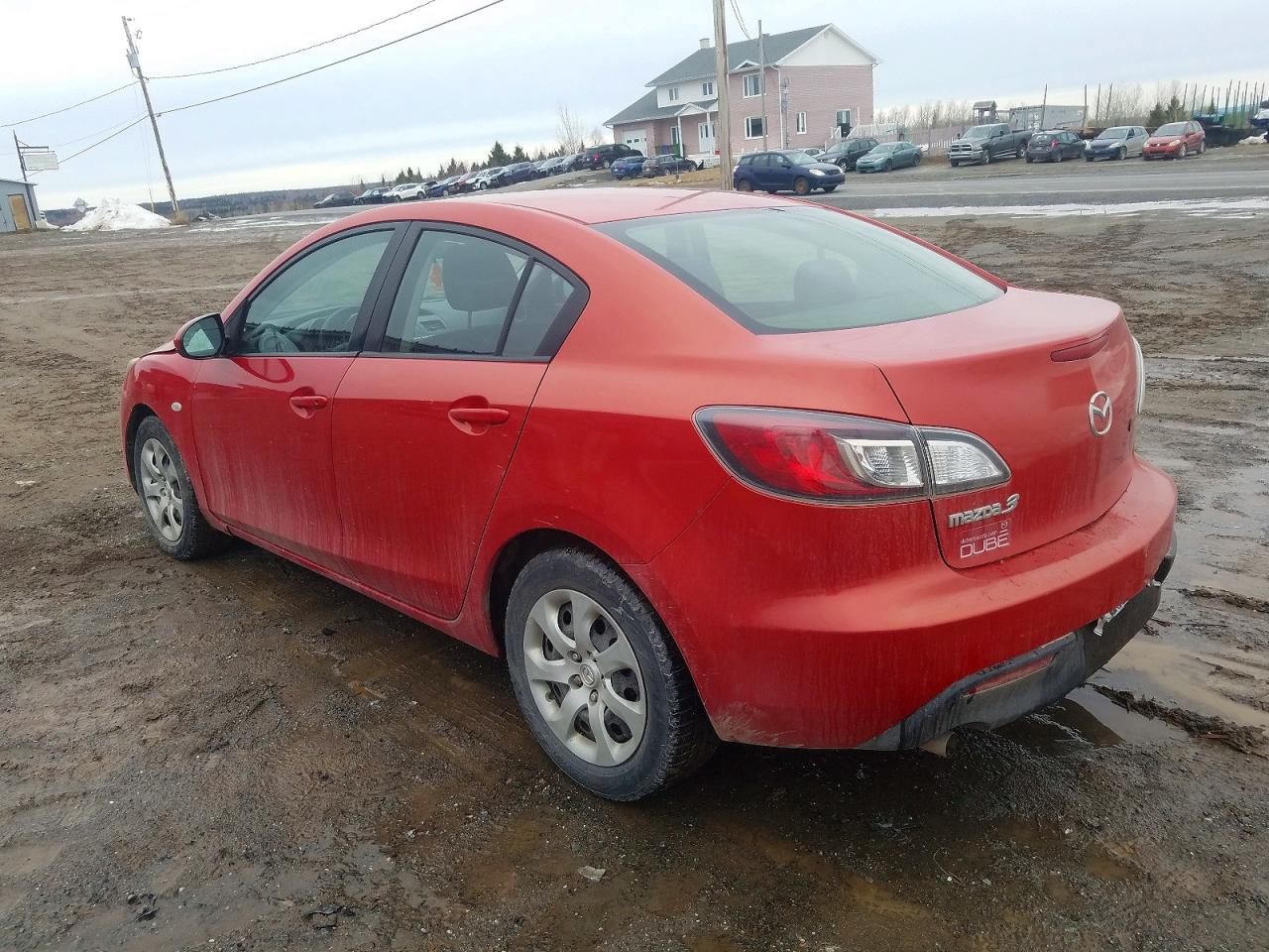 2010 Mazda 3 I Red vin: JM1BL1SF7A1350051