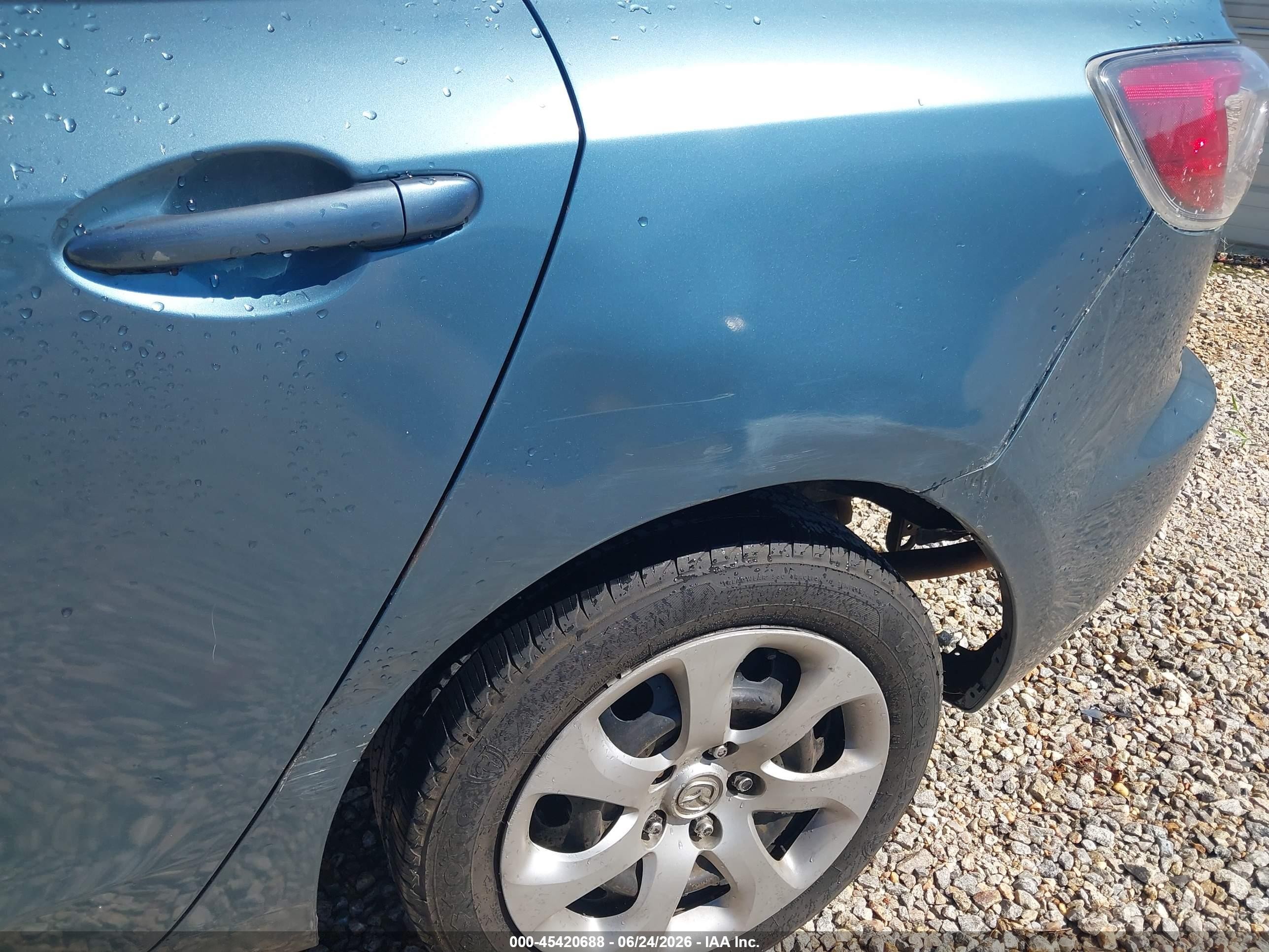 2010 Mazda Mazda3 I Sport Blue vin: JM1BL1SF8A1266644