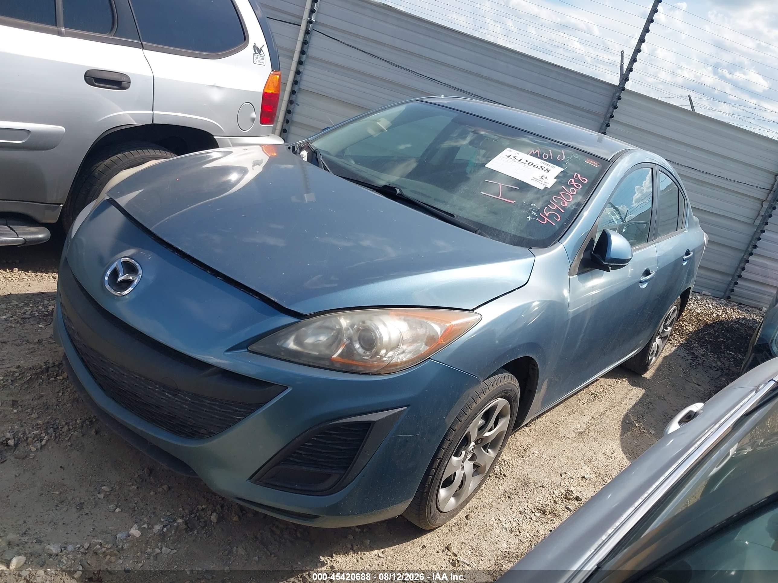 2010 Mazda Mazda3 I Sport Blue vin: JM1BL1SF8A1266644