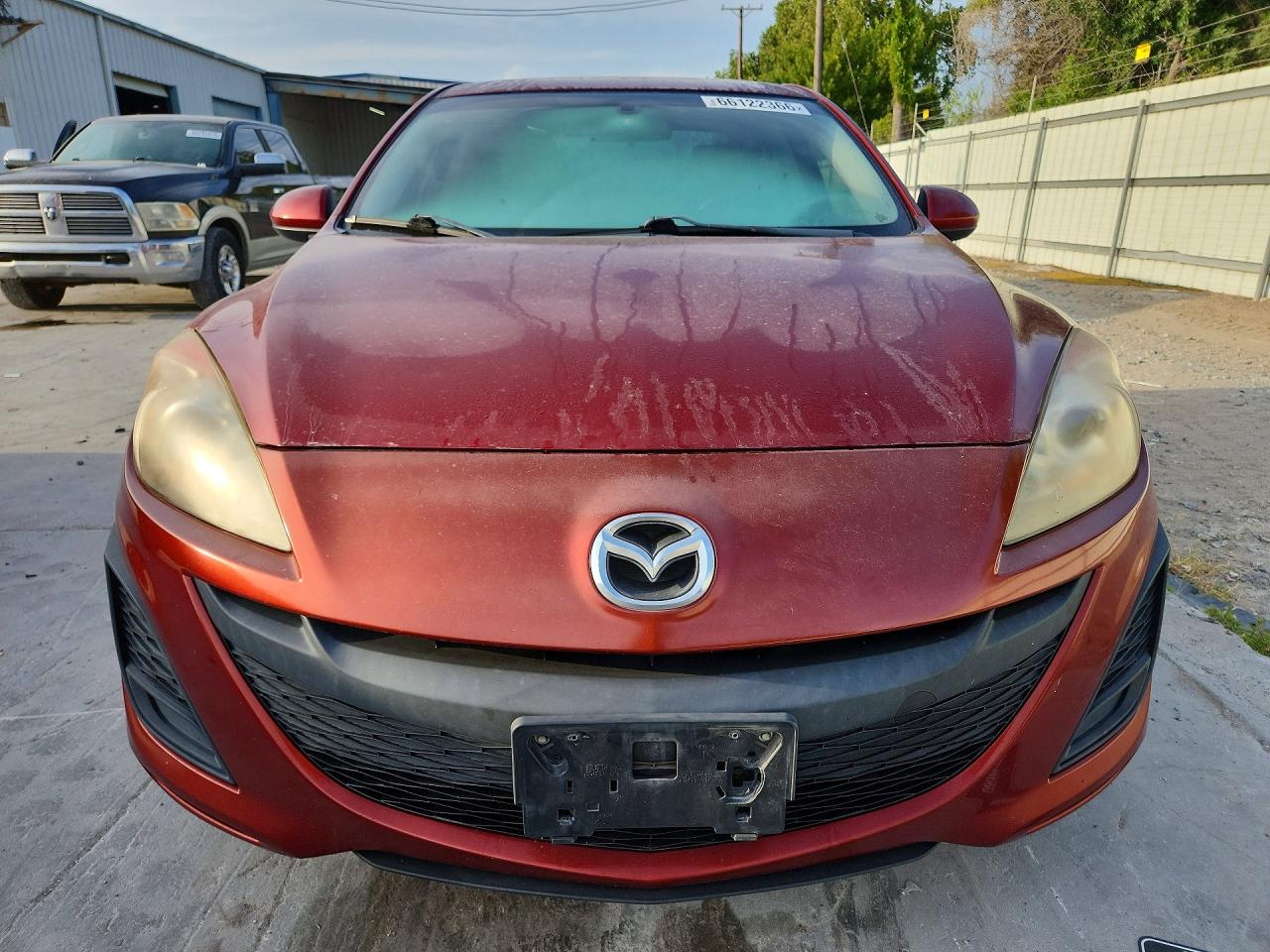 2010 Mazda 3 I Maroon vin: JM1BL1SF8A1332948