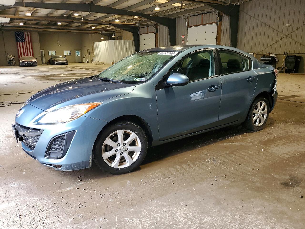 2010 Mazda 3 I Blue vin: JM1BL1SF8A1334957
