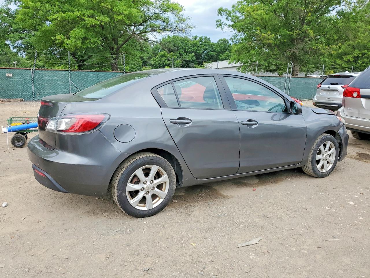 2010 Mazda 3 I Gray vin: JM1BL1SF8A1343481