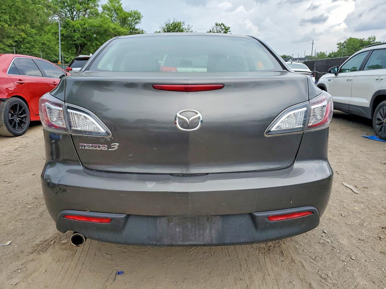 2010 Mazda 3 I Gray vin: JM1BL1SF8A1343481