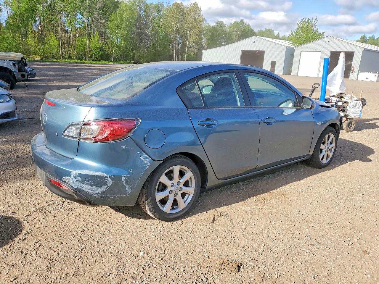 2010 Mazda 3 I Blue vin: JM1BL1SF8A1347207