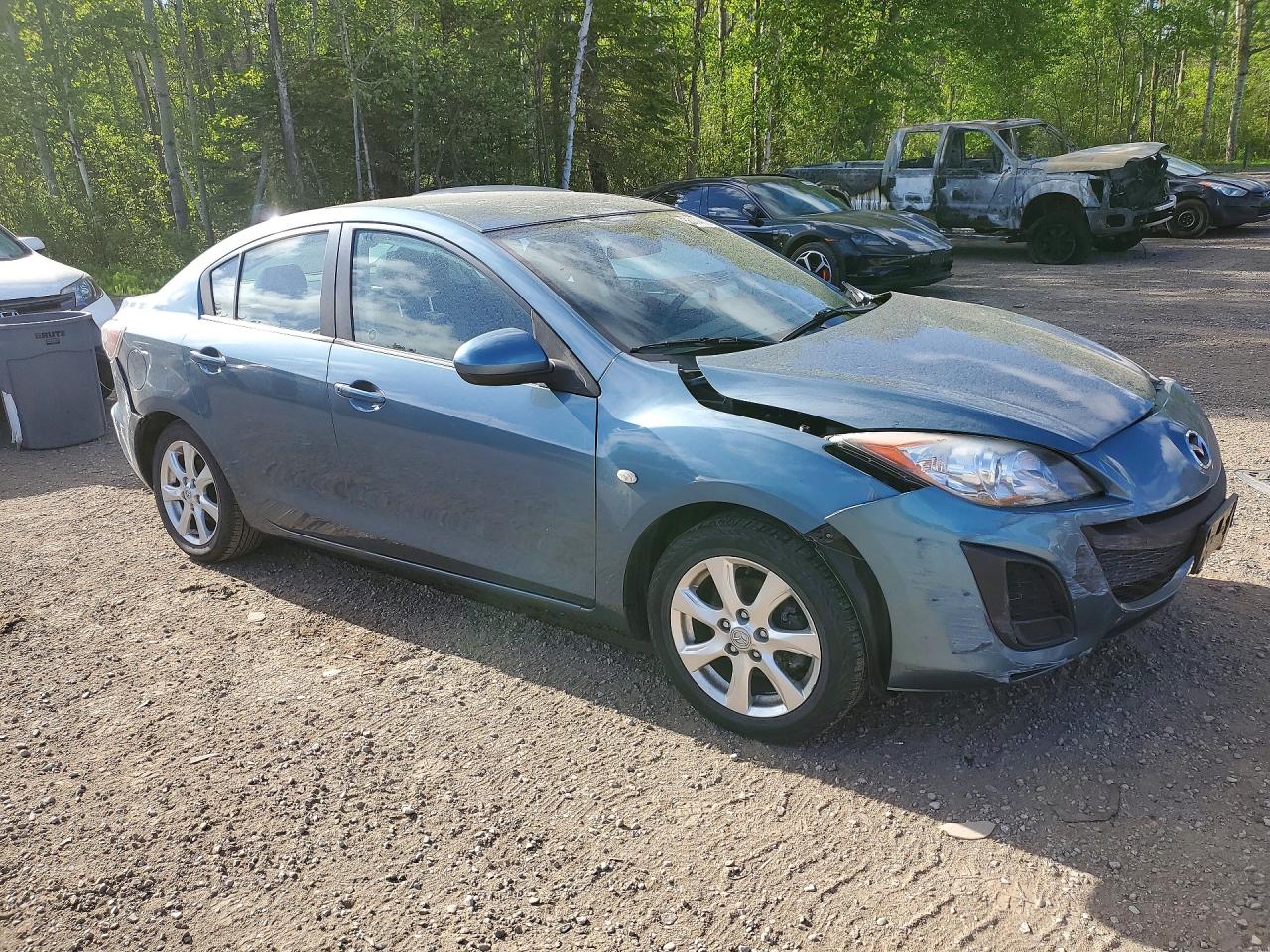 2010 Mazda 3 I Blue vin: JM1BL1SF8A1347207