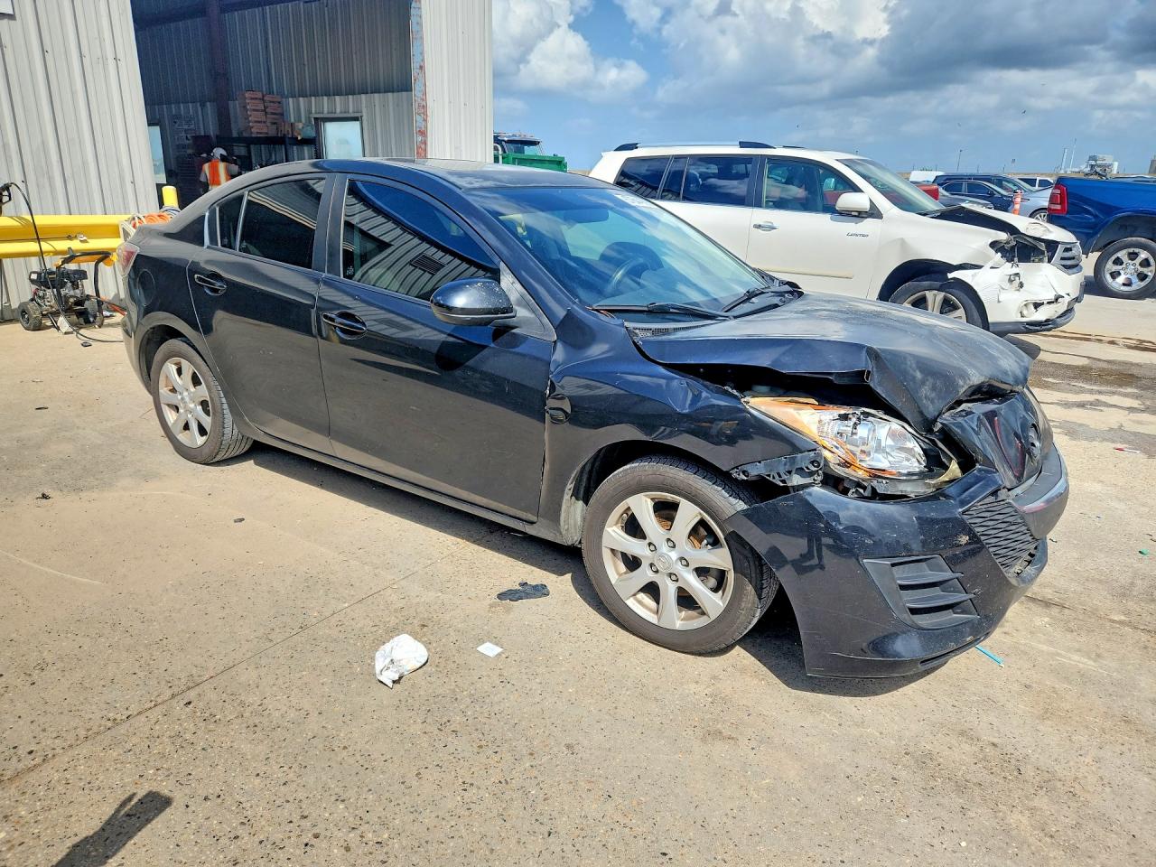 2010 Mazda 3 I Black vin: JM1BL1SF9A1106272