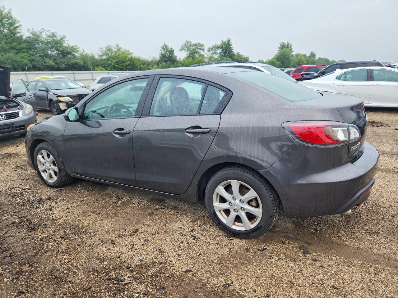 2010 Mazda 3 I Gray vin: JM1BL1SF9A1108104
