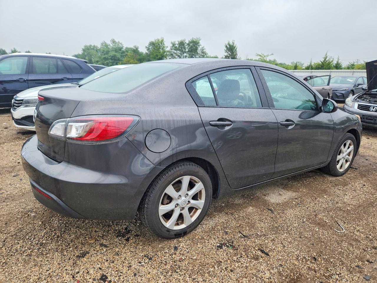 2010 Mazda 3 I Gray vin: JM1BL1SF9A1108104