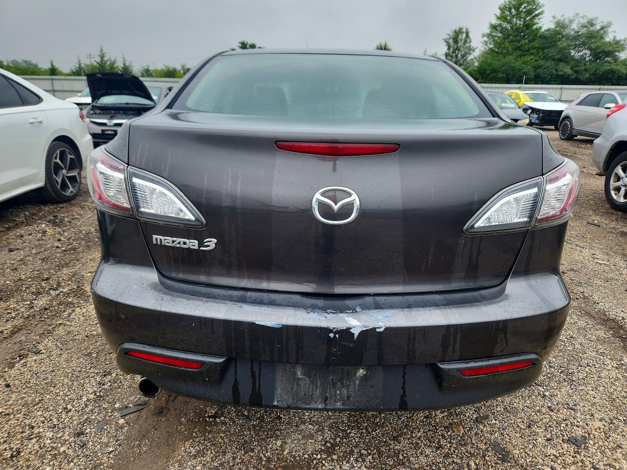 2010 Mazda 3 I Gray vin: JM1BL1SF9A1108104
