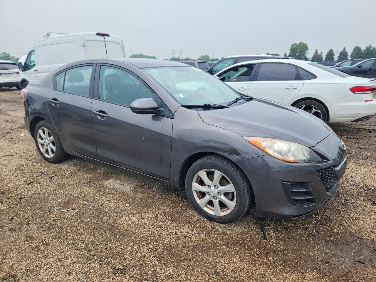 2010 Mazda 3 I Gray vin: JM1BL1SF9A1108104