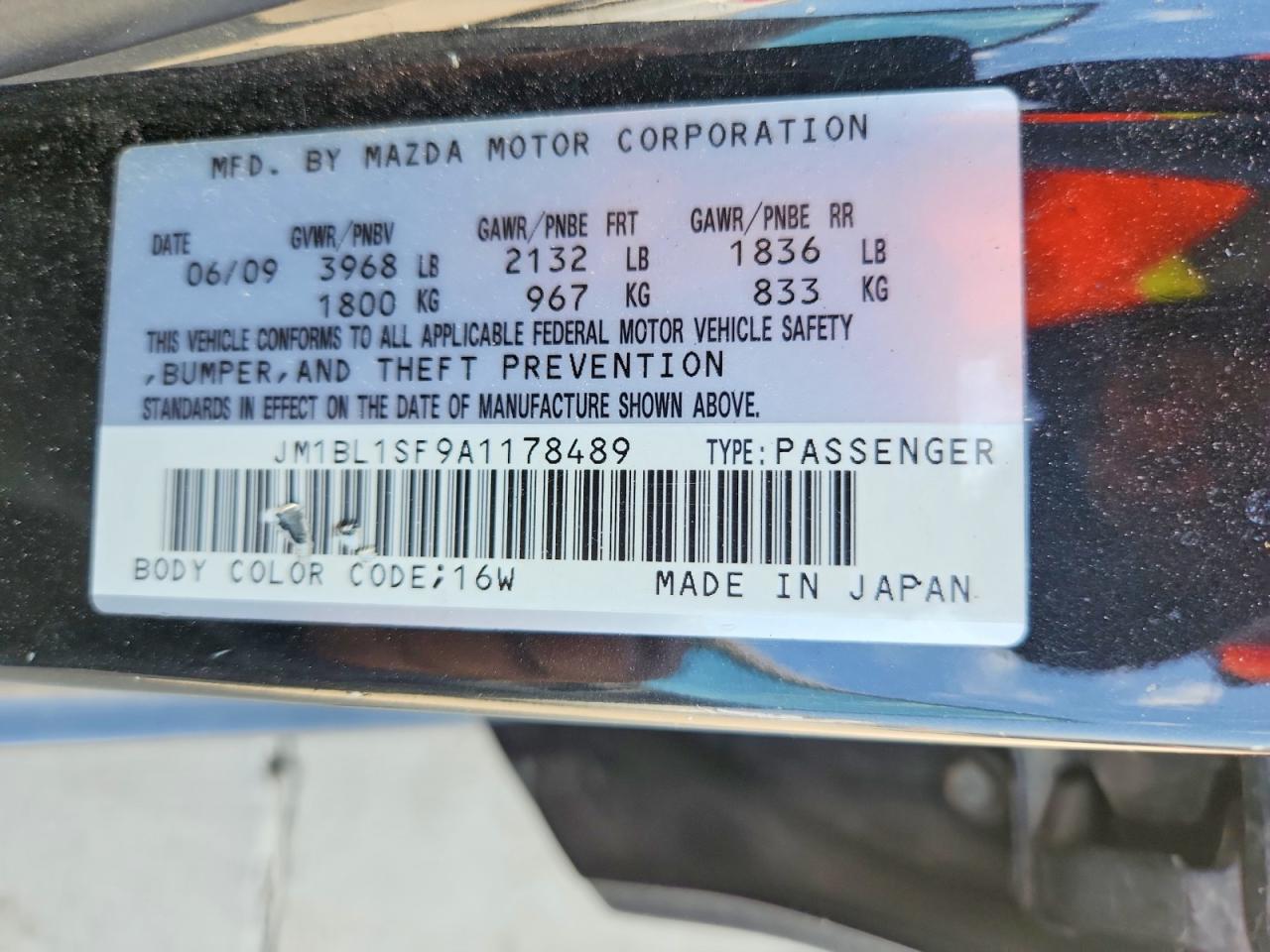 2010 Mazda 3 I Black vin: JM1BL1SF9A1178489