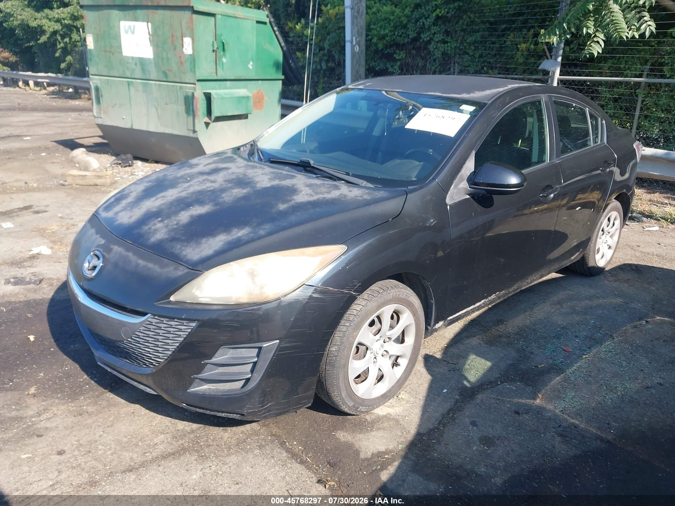 2010 Mazda Mazda3 I Sport Black vin: JM1BL1SF9A1180808