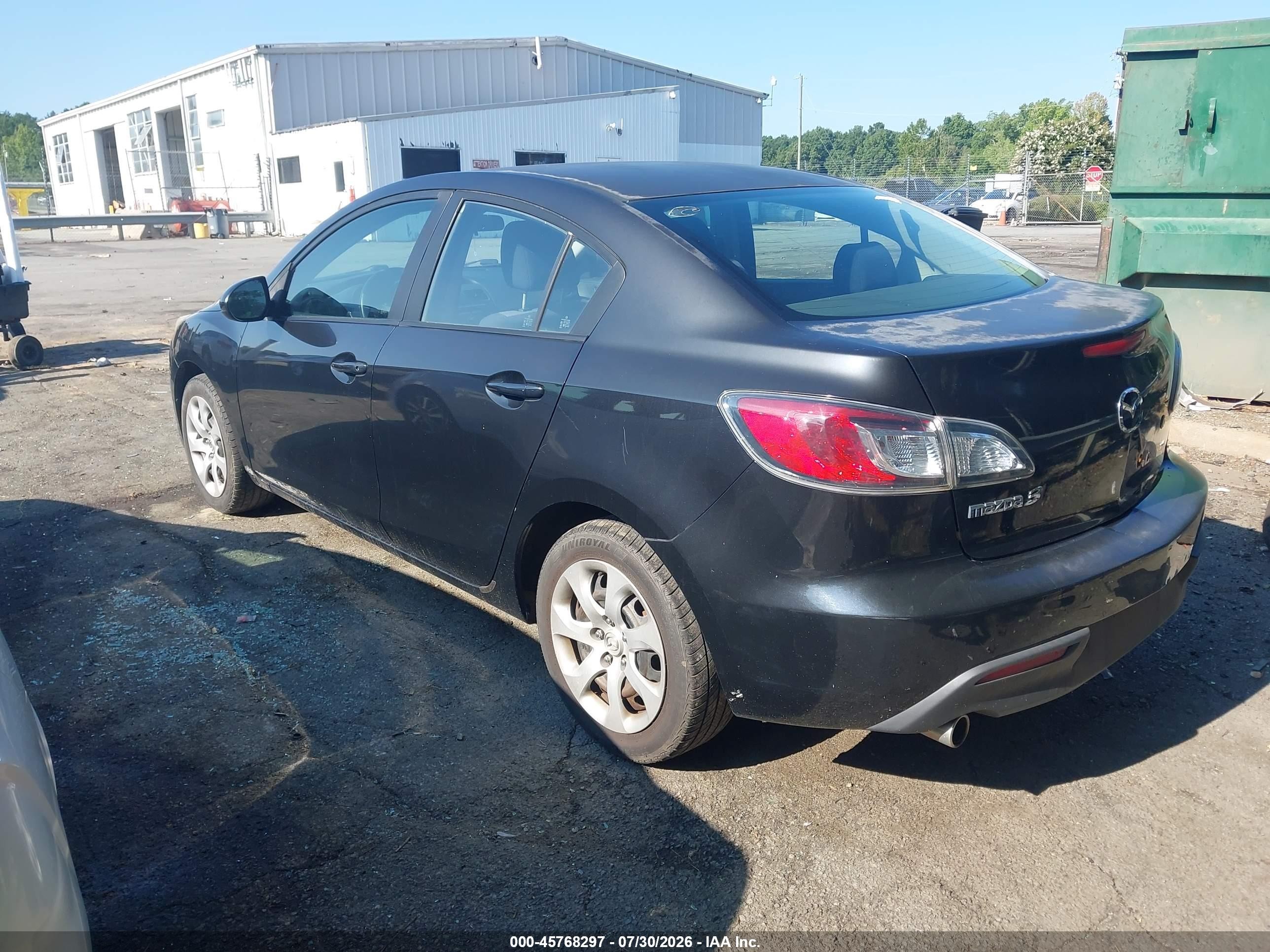 2010 Mazda Mazda3 I Sport Black vin: JM1BL1SF9A1180808