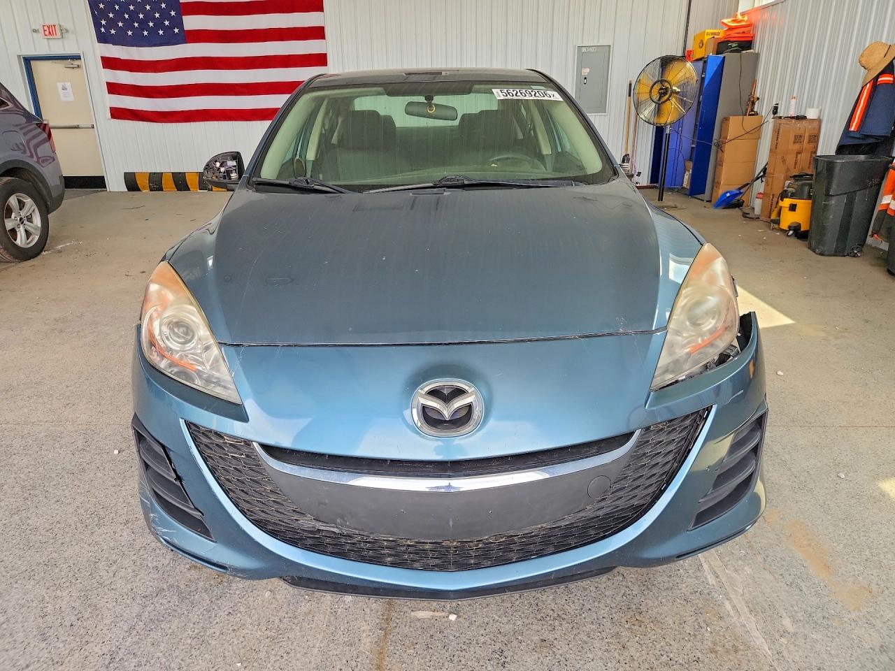 2010 Mazda 3 I Blue vin: JM1BL1SF9A1196393