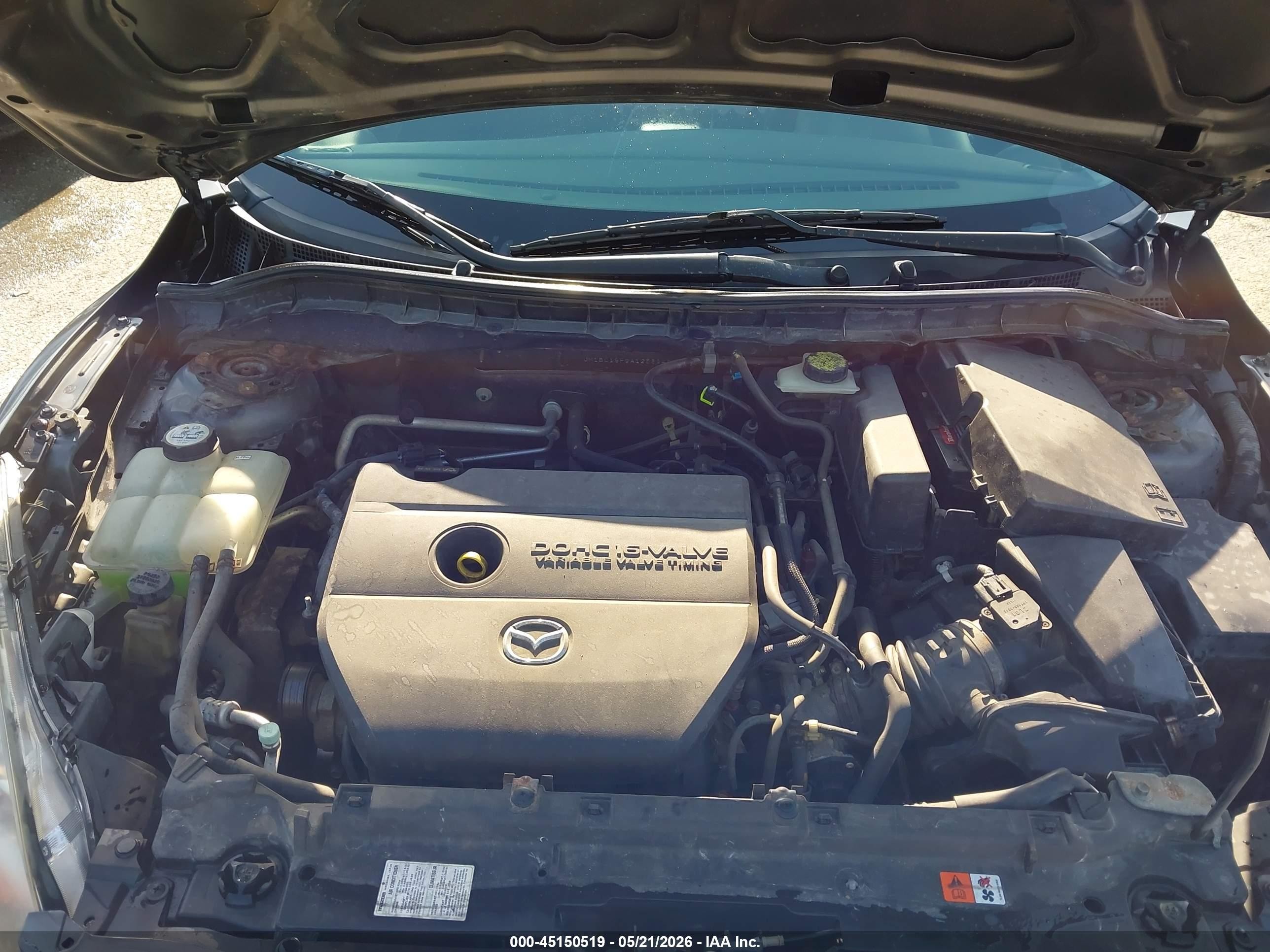 2010 Mazda Mazda3 I Touring Серый vin: JM1BL1SF9A1253949
