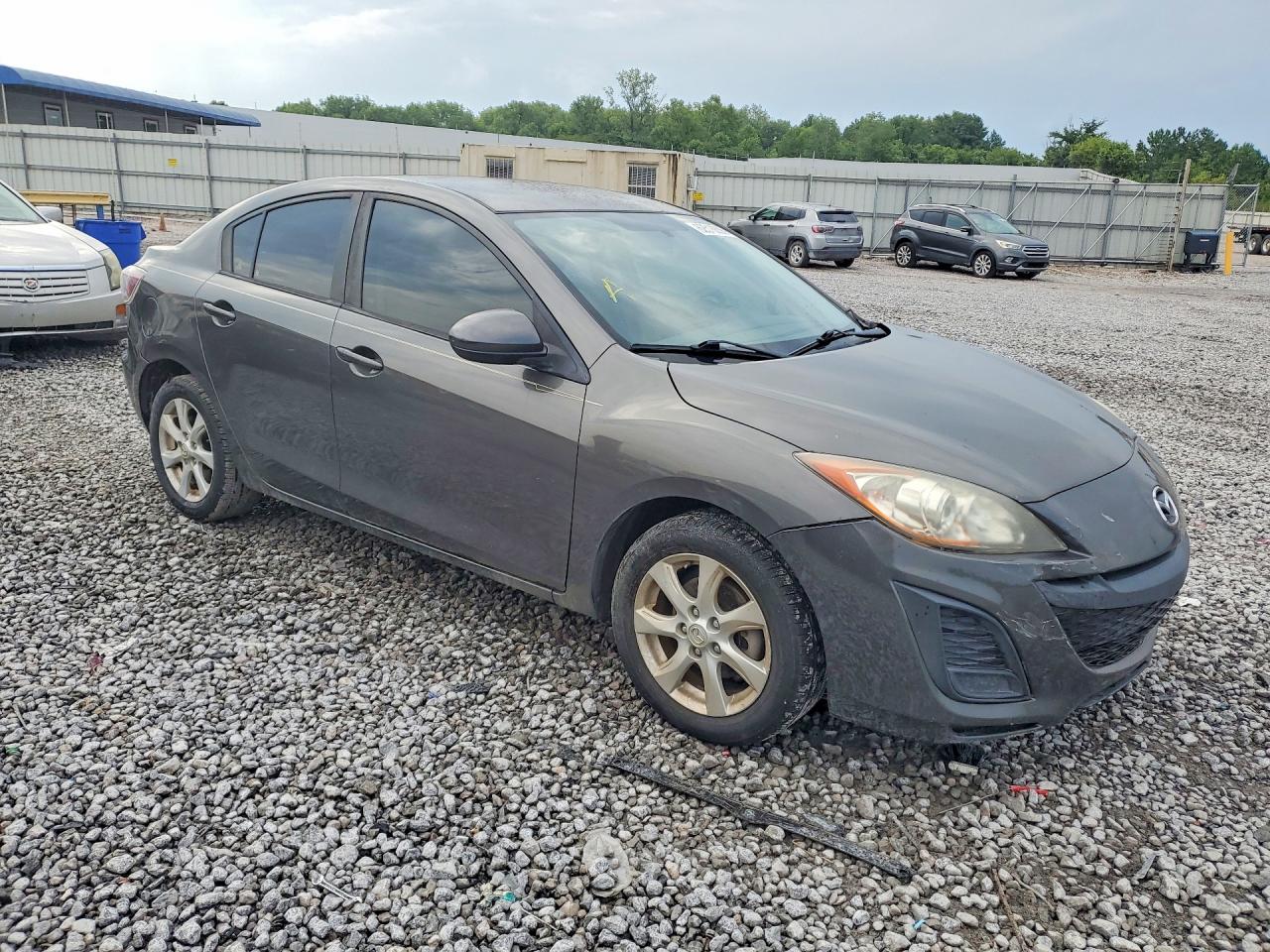 2010 Mazda 3 I Gray vin: JM1BL1SF9A1265714