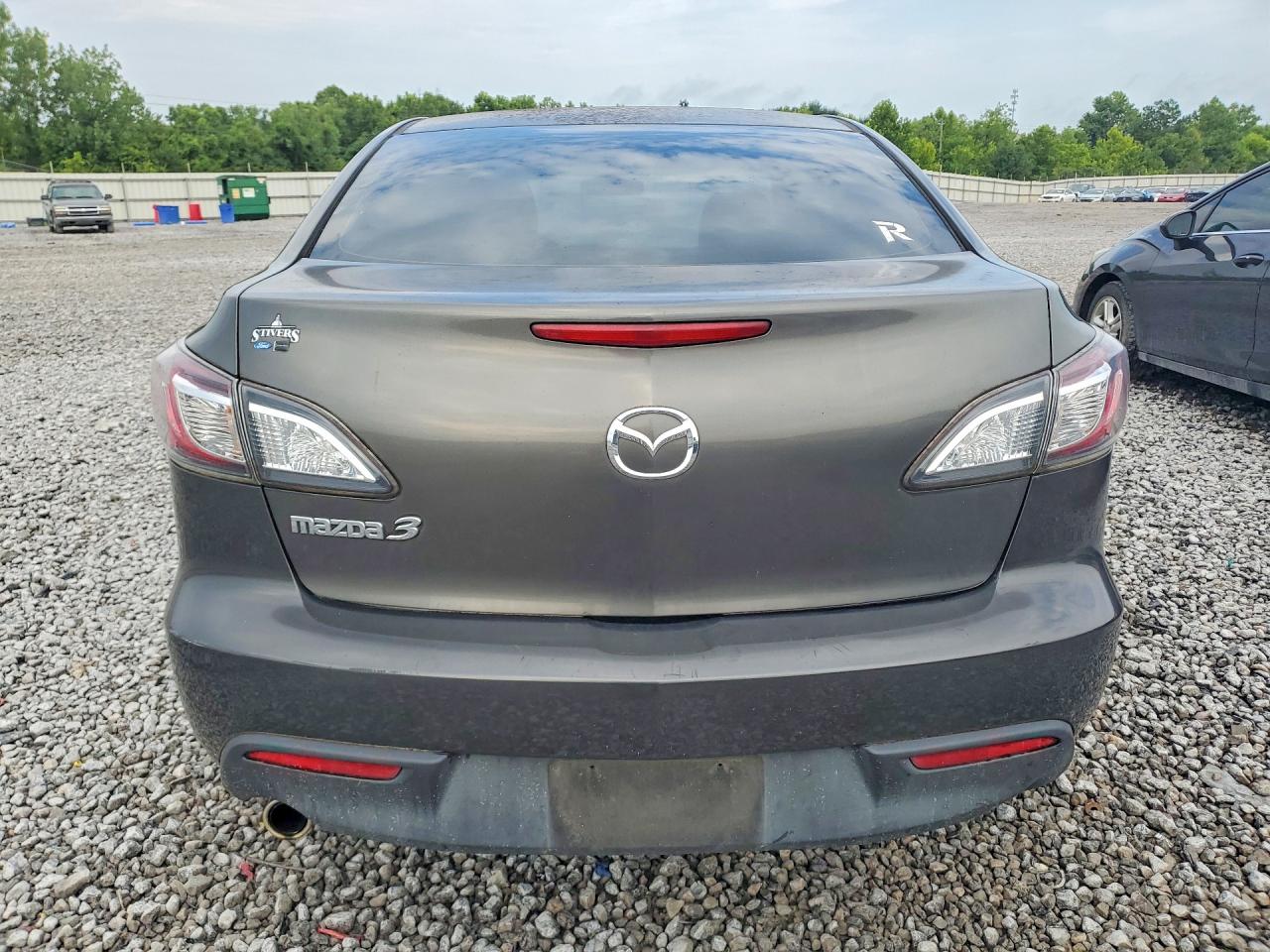 2010 Mazda 3 I Gray vin: JM1BL1SF9A1265714