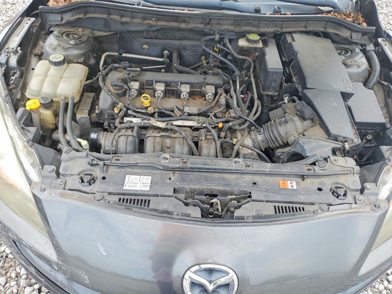 2010 Mazda 3 I Gray vin: JM1BL1SF9A1265714