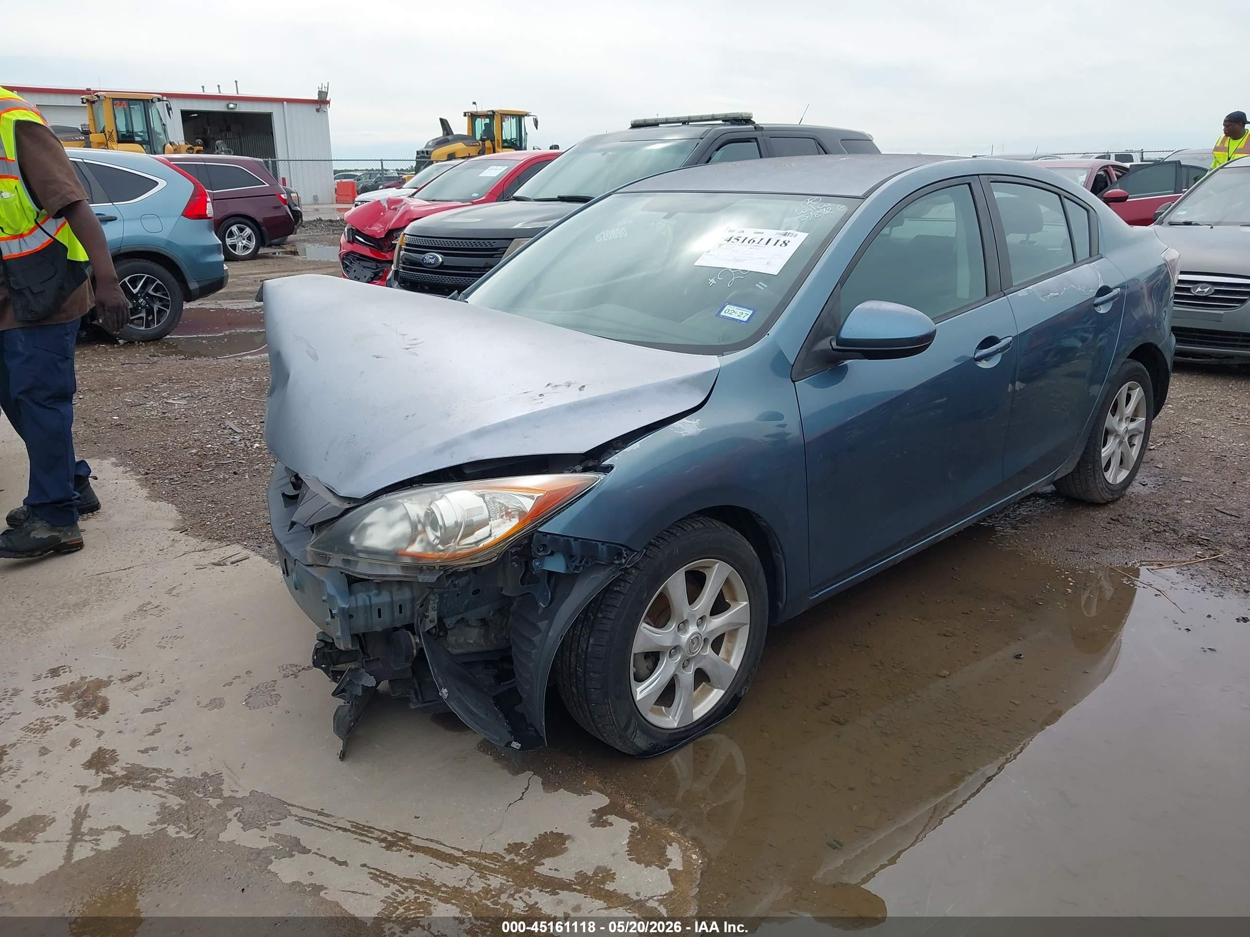 2010 Mazda Mazda3 I Touring Blue vin: JM1BL1SF9A1272811