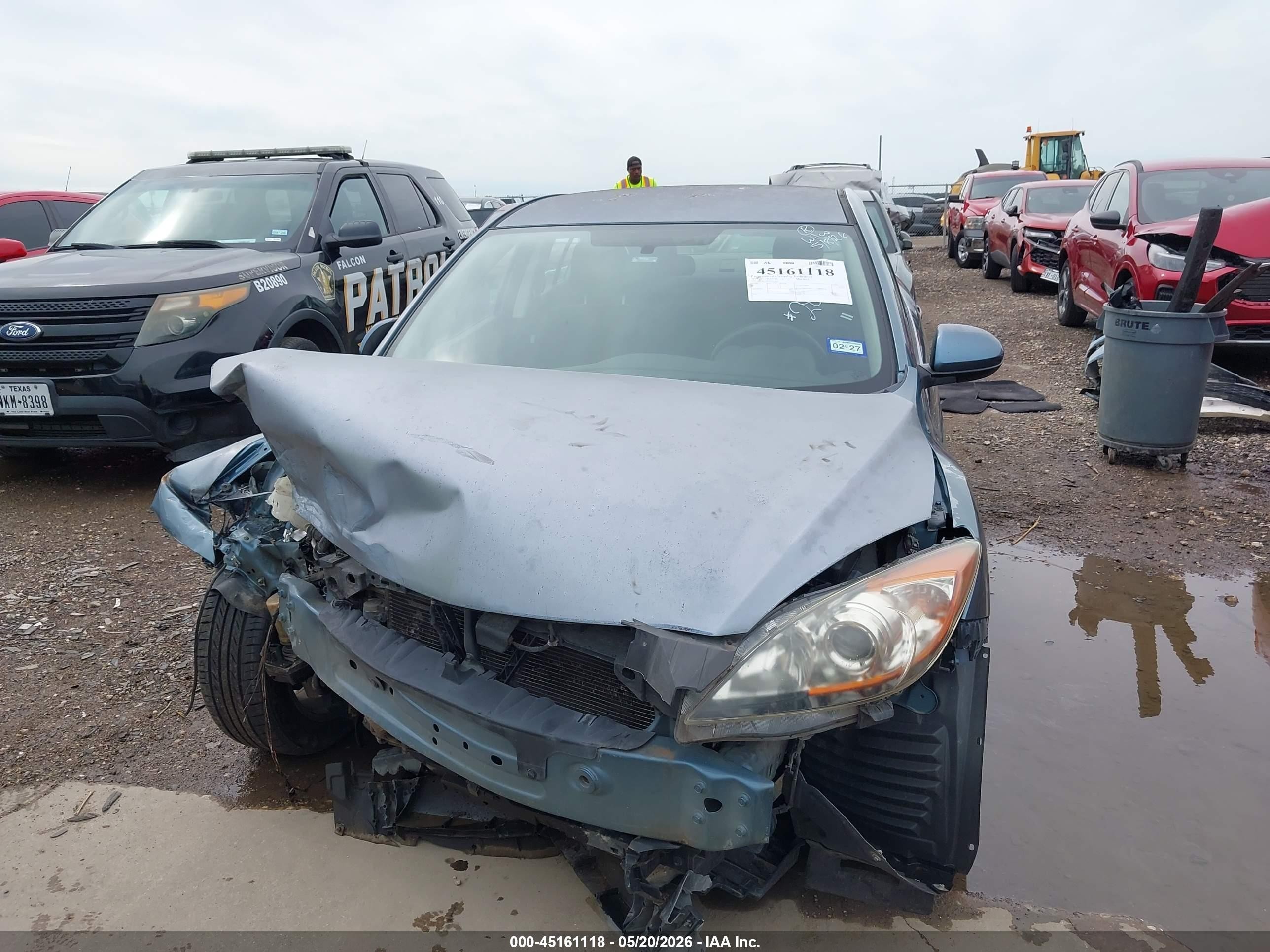2010 Mazda Mazda3 I Touring Blue vin: JM1BL1SF9A1272811