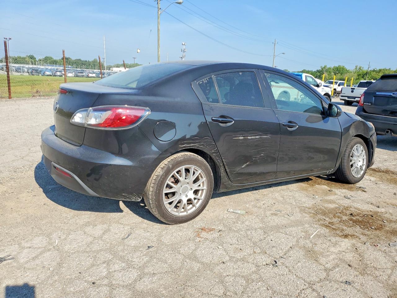2010 Mazda 3 I Black vin: JM1BL1SF9A1291388