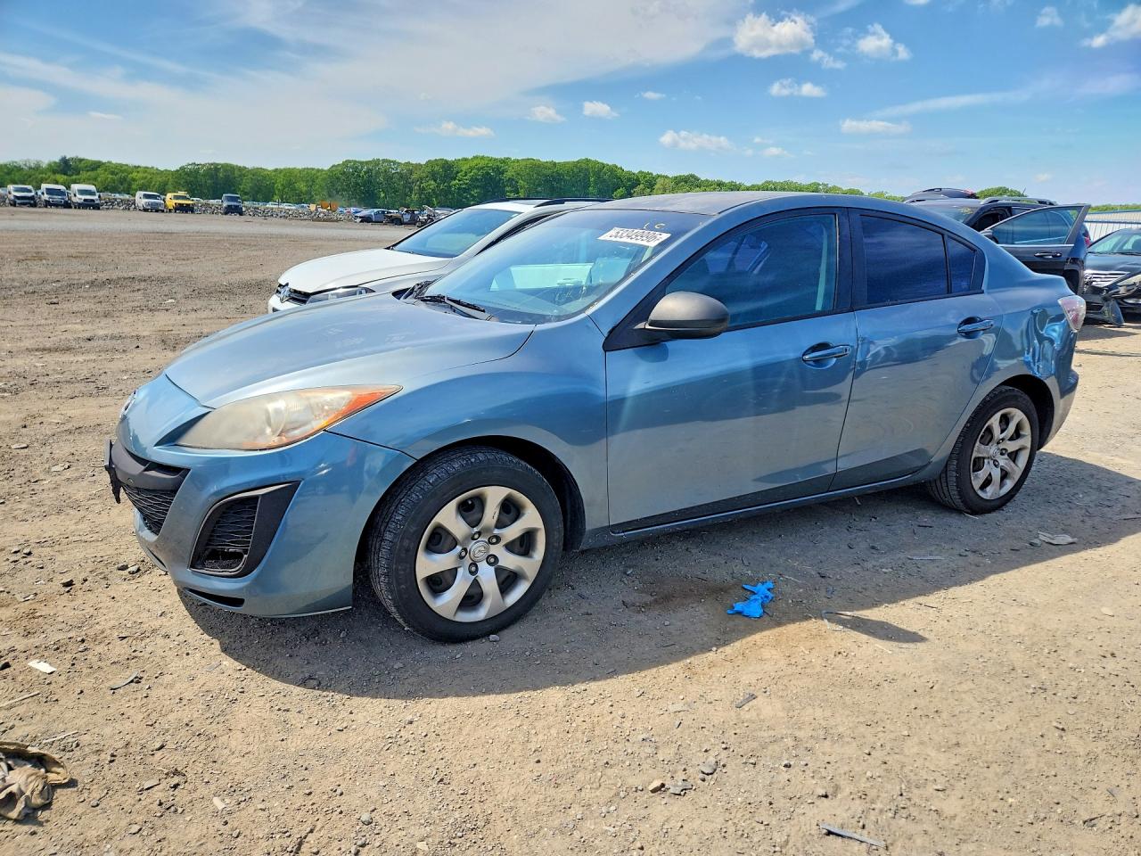 2010 Mazda 3 I Blue vin: JM1BL1SF9A1318993